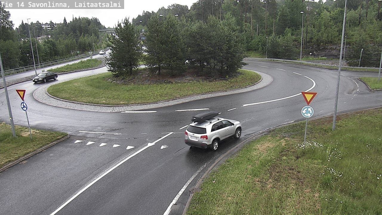 Weather Camera Image Road 14 Savonlinna, Laitaatsalmi, Savonlinna, Etelä-Savo