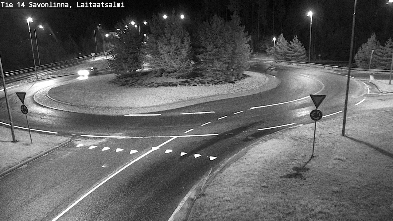 Weather Camera Image Road 14 Savonlinna, Laitaatsalmi, Savonlinna, Etelä-Savo