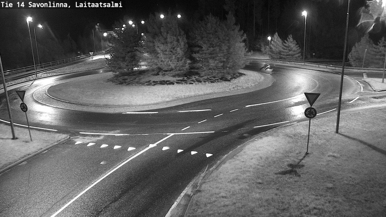 Weather Camera Image Road 14 Savonlinna, Laitaatsalmi, Savonlinna, Etelä-Savo