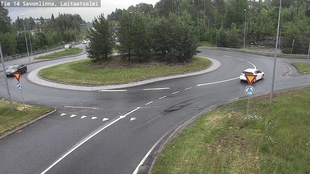 Weather Camera Image Road 14 Savonlinna, Laitaatsalmi, Savonlinna, Etelä-Savo