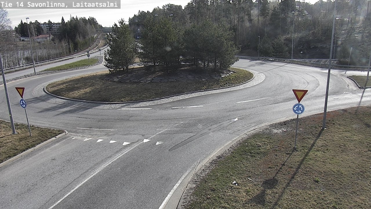 Weather Camera Image Väg 14 Nyslott, Laitaatsalmi, Savonlinna, Etelä-Savo