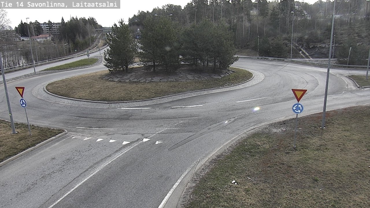 Weather Camera Image Väg 14 Nyslott, Laitaatsalmi, Savonlinna, Etelä-Savo