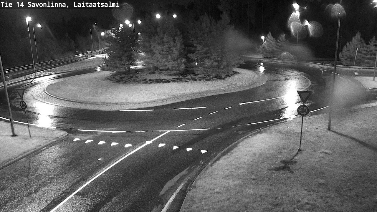 Weather Camera Image Road 14 Savonlinna, Laitaatsalmi, Savonlinna, Etelä-Savo