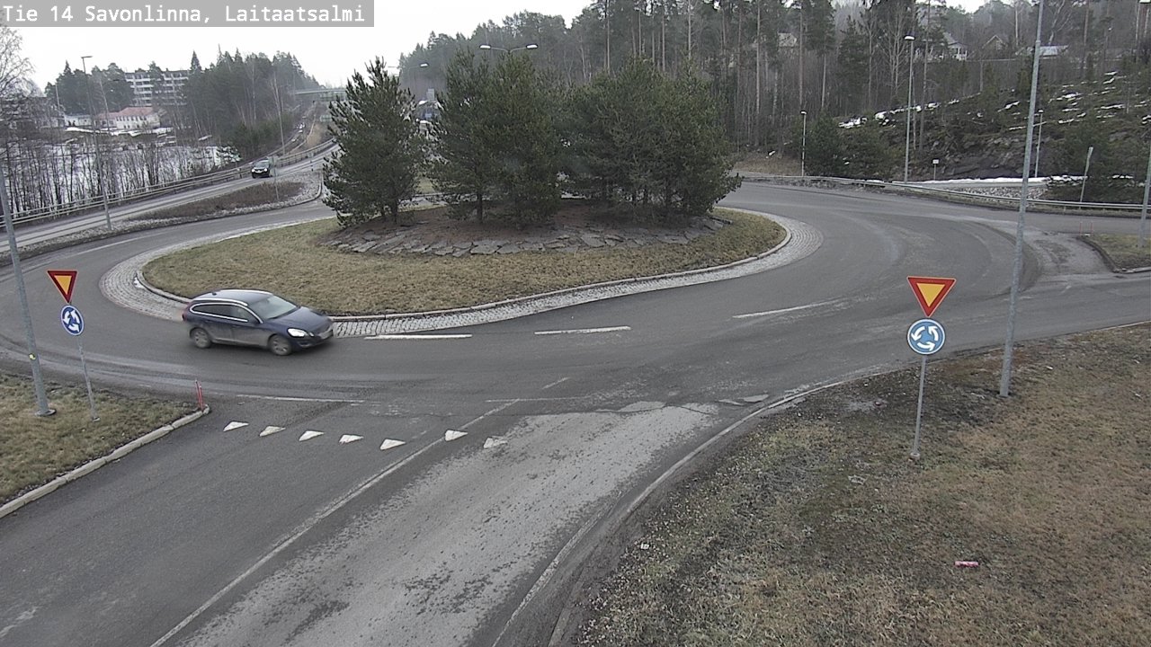 Weather Camera Image Road 14 Savonlinna, Laitaatsalmi, Savonlinna, Etelä-Savo
