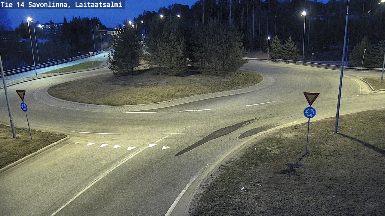Weather Camera Image Väg 14 Nyslott, Laitaatsalmi, Savonlinna, Etelä-Savo