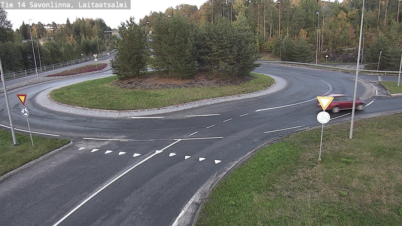 Weather Camera Image Road 14 Savonlinna, Laitaatsalmi, Savonlinna, Etelä-Savo
