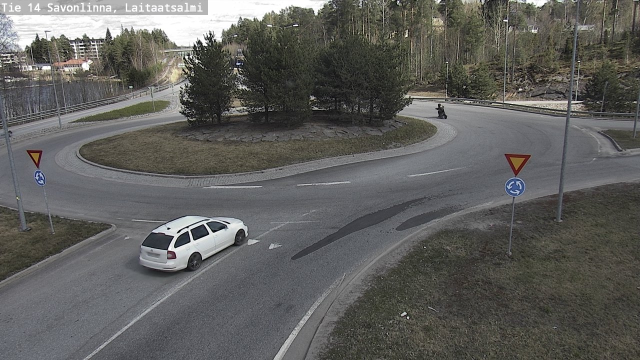 Weather Camera Image Väg 14 Nyslott, Laitaatsalmi, Savonlinna, Etelä-Savo
