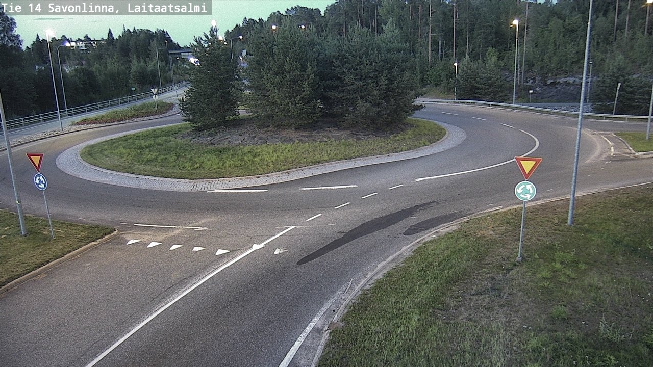 Weather Camera Image Väg 14 Nyslott, Laitaatsalmi, Savonlinna, Etelä-Savo