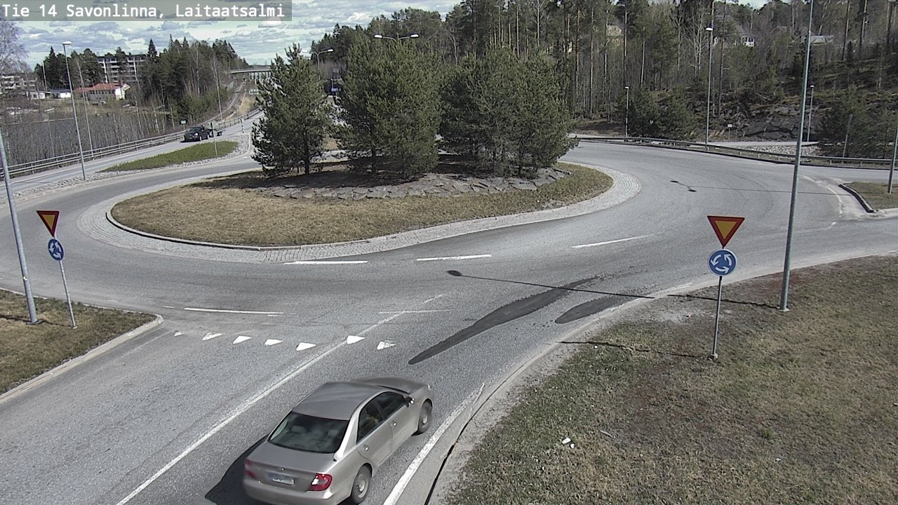 Weather Camera Image Väg 14 Nyslott, Laitaatsalmi, Savonlinna, Etelä-Savo
