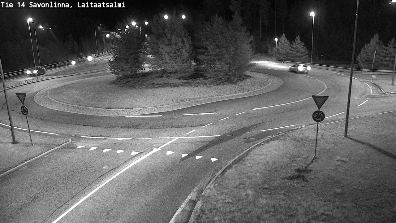Weather Camera Image Road 14 Savonlinna, Laitaatsalmi, Savonlinna, Etelä-Savo