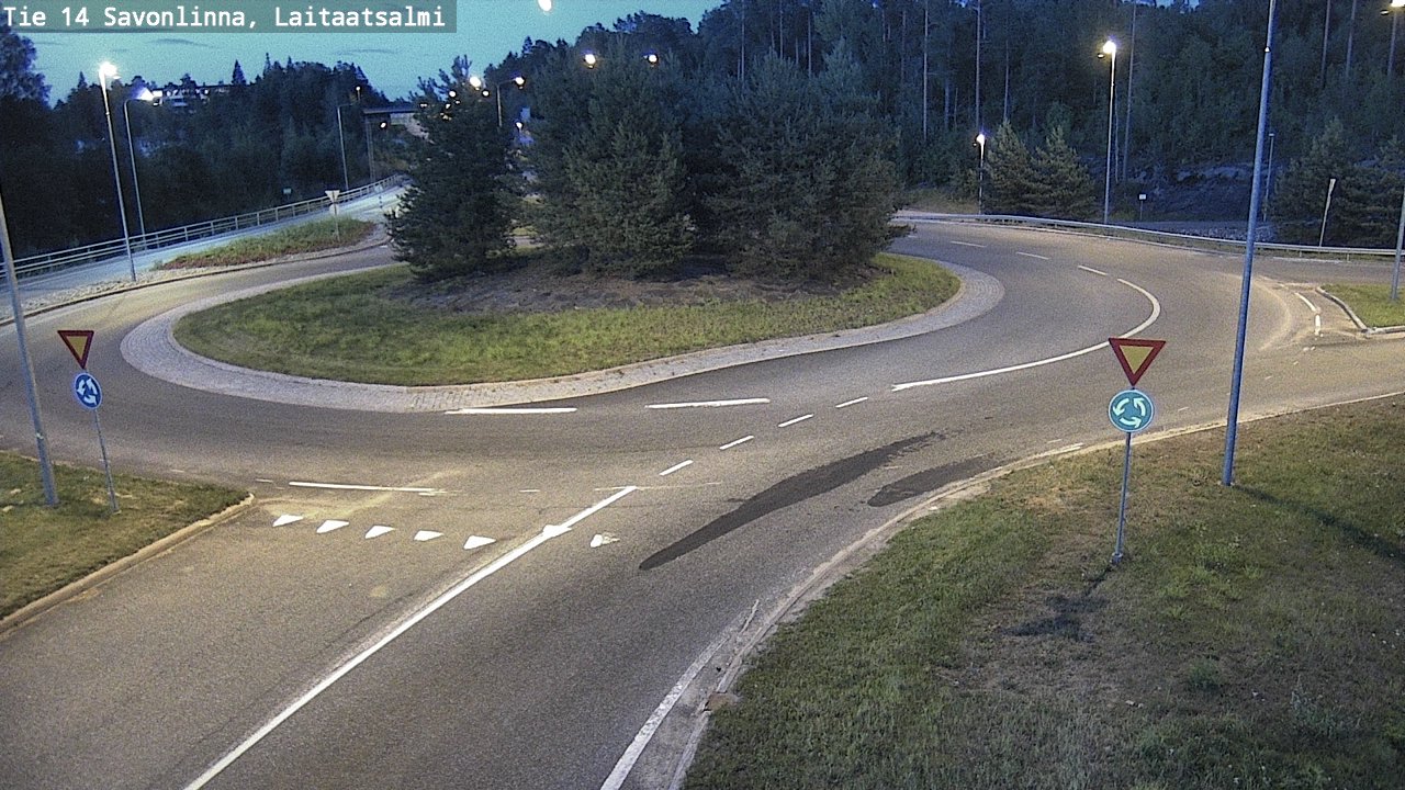 Weather Camera Image Väg 14 Nyslott, Laitaatsalmi, Savonlinna, Etelä-Savo