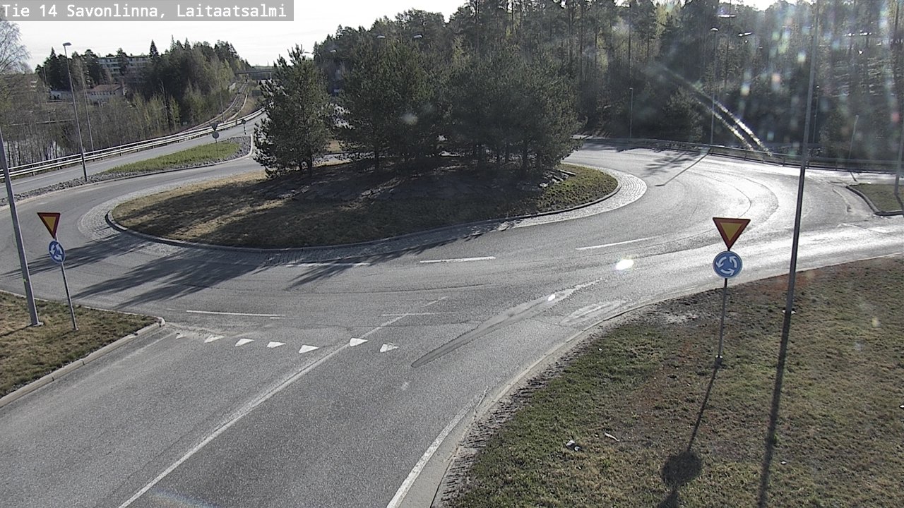 Weather Camera Image Road 14 Savonlinna, Laitaatsalmi, Savonlinna, Etelä-Savo