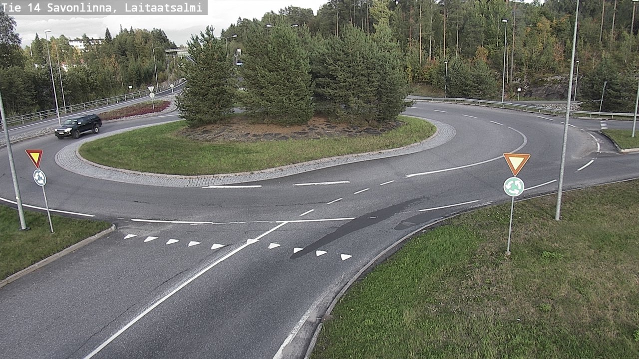 Weather Camera Image Road 14 Savonlinna, Laitaatsalmi, Savonlinna, Etelä-Savo