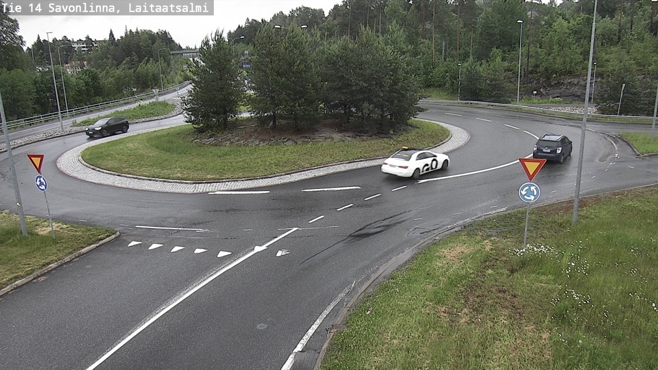 Weather Camera Image Väg 14 Nyslott, Laitaatsalmi, Savonlinna, Etelä-Savo