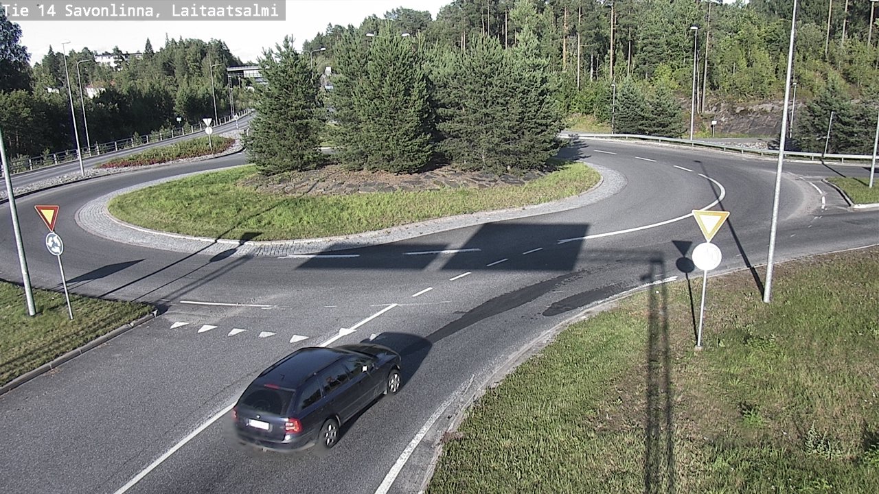 Weather Camera Image Väg 14 Nyslott, Laitaatsalmi, Savonlinna, Etelä-Savo
