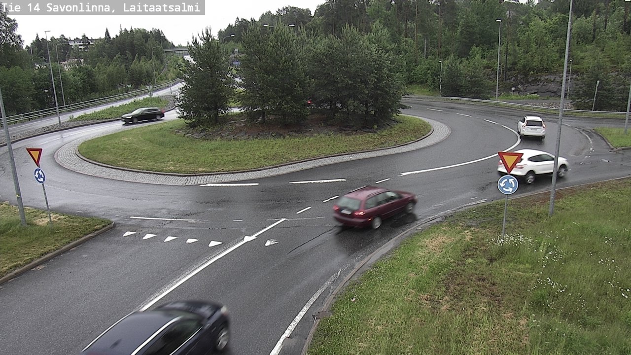 Weather Camera Image Road 14 Savonlinna, Laitaatsalmi, Savonlinna, Etelä-Savo