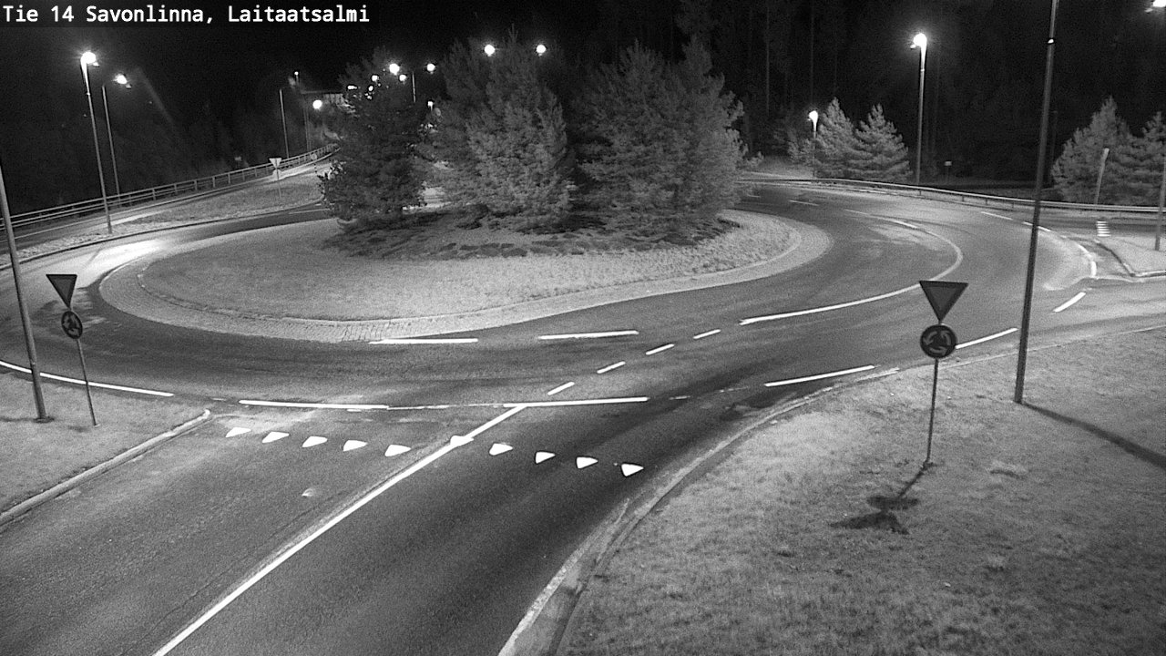 Weather Camera Image Road 14 Savonlinna, Laitaatsalmi, Savonlinna, Etelä-Savo