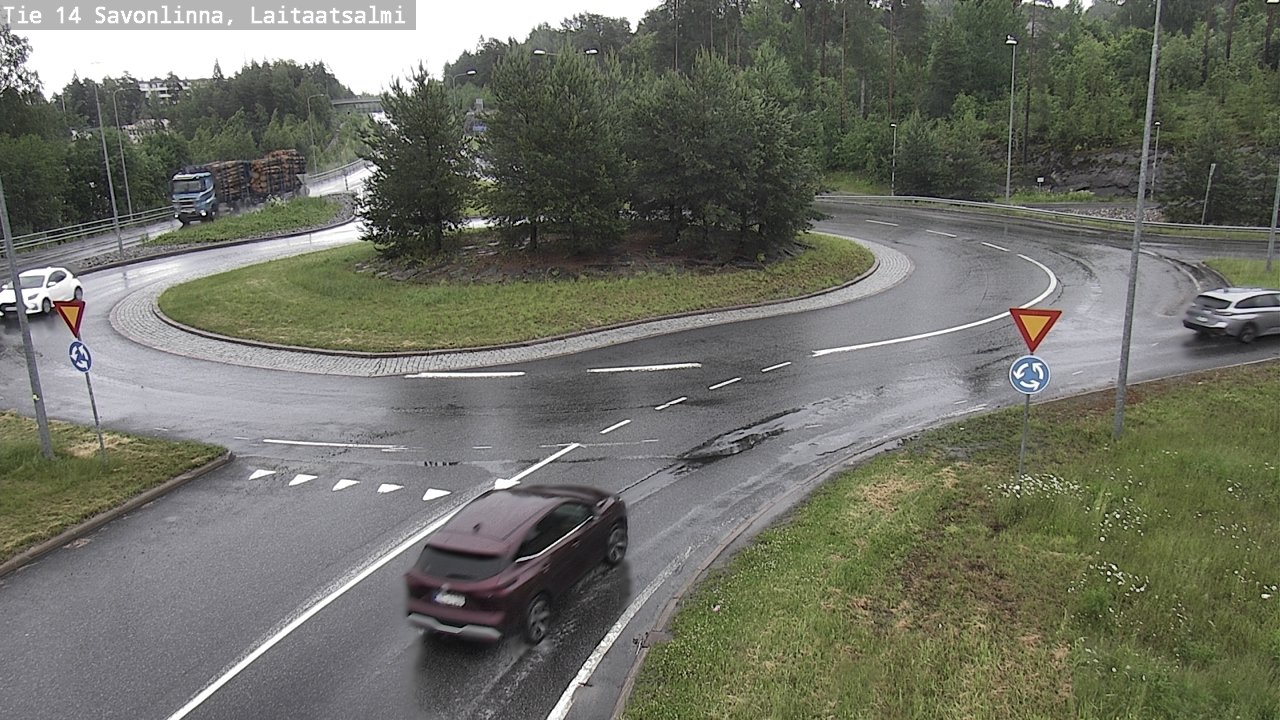 Weather Camera Image Road 14 Savonlinna, Laitaatsalmi, Savonlinna, Etelä-Savo