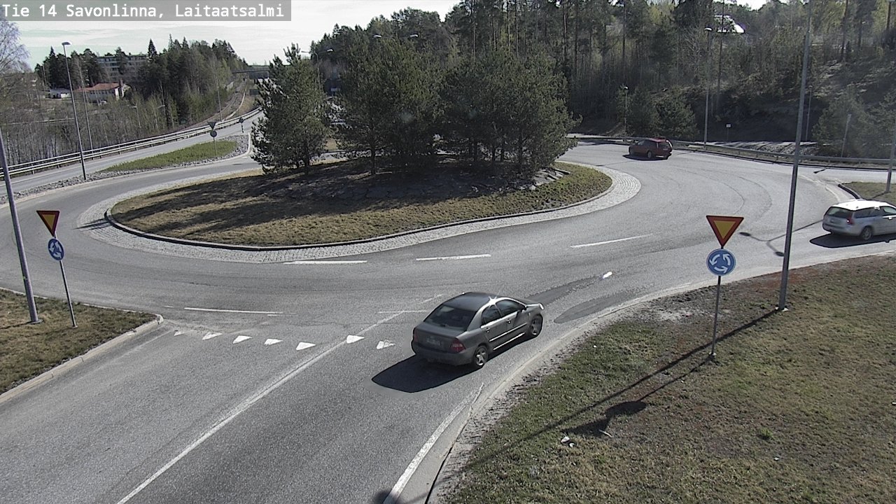 Weather Camera Image Road 14 Savonlinna, Laitaatsalmi, Savonlinna, Etelä-Savo