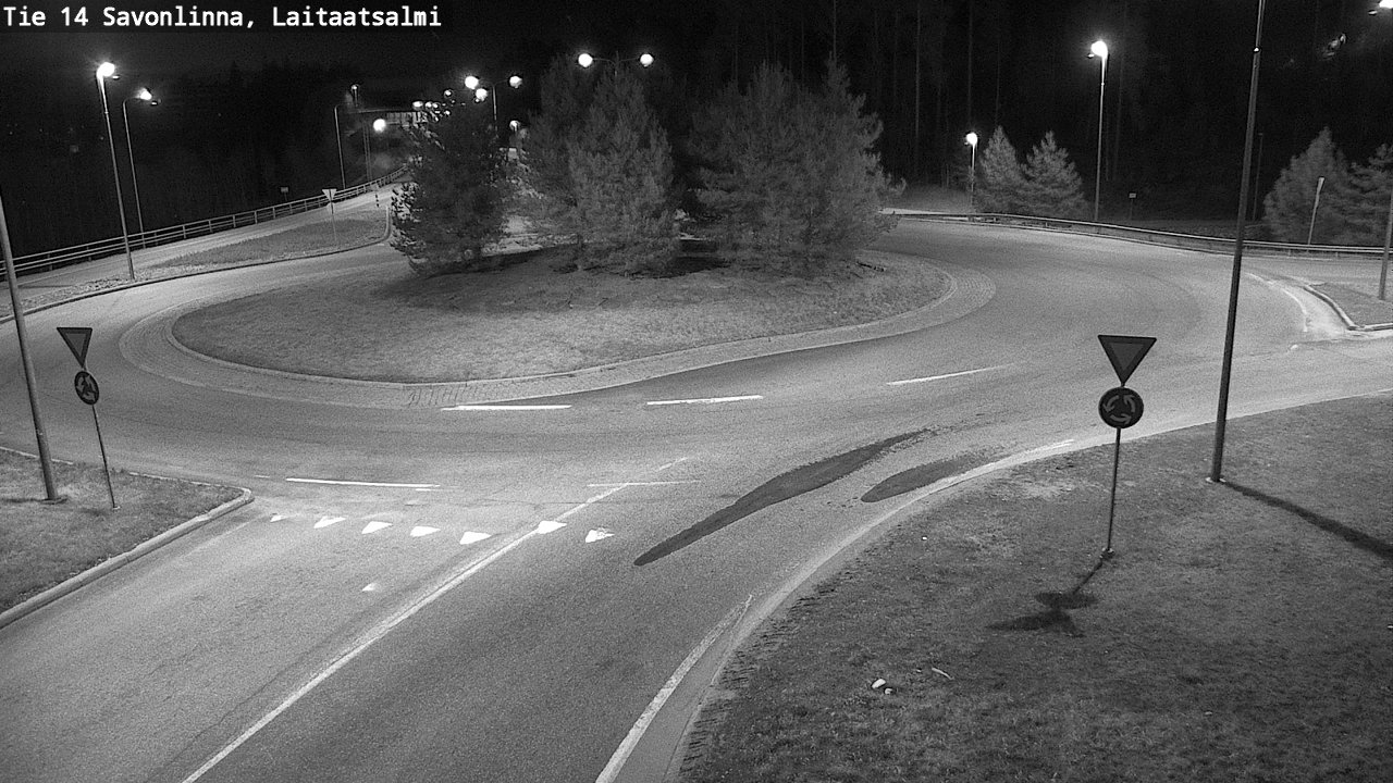 Weather Camera Image Väg 14 Nyslott, Laitaatsalmi, Savonlinna, Etelä-Savo