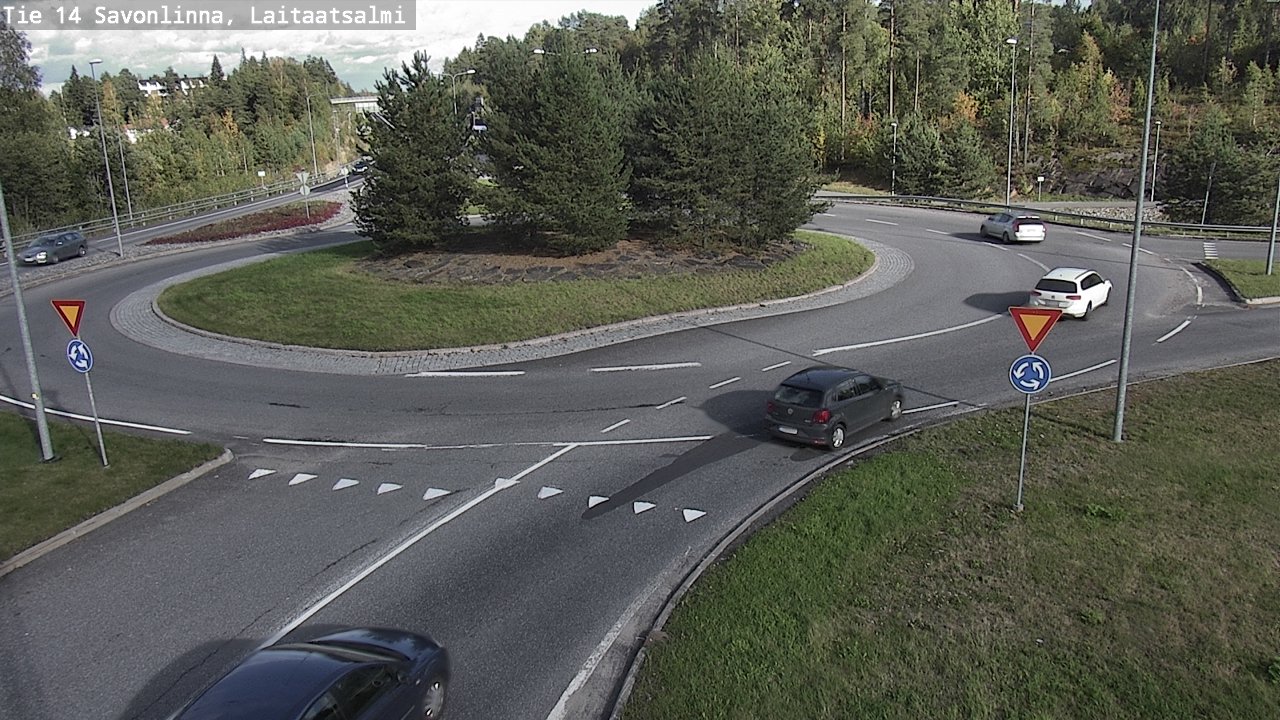 Weather Camera Image Road 14 Savonlinna, Laitaatsalmi, Savonlinna, Etelä-Savo