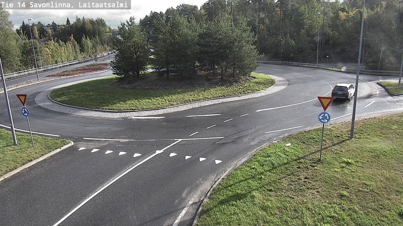 Weather Camera Image Väg 14 Nyslott, Laitaatsalmi, Savonlinna, Etelä-Savo