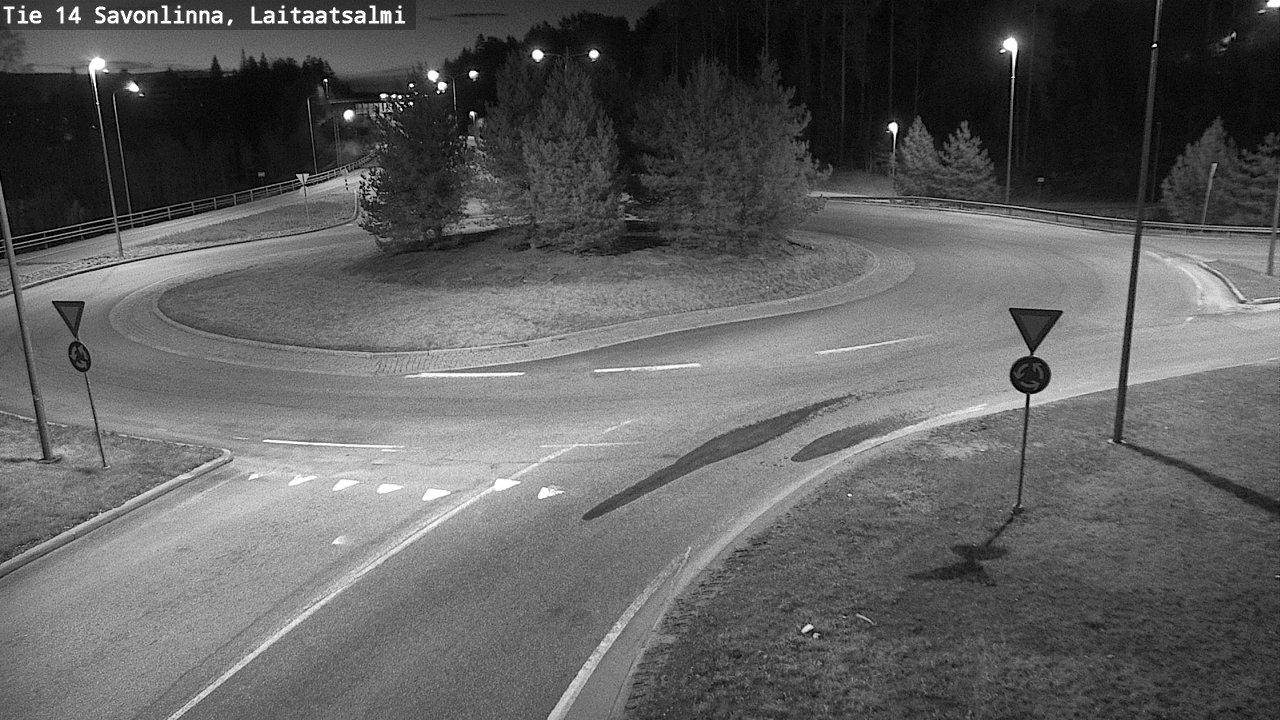 Weather Camera Image Väg 14 Nyslott, Laitaatsalmi, Savonlinna, Etelä-Savo