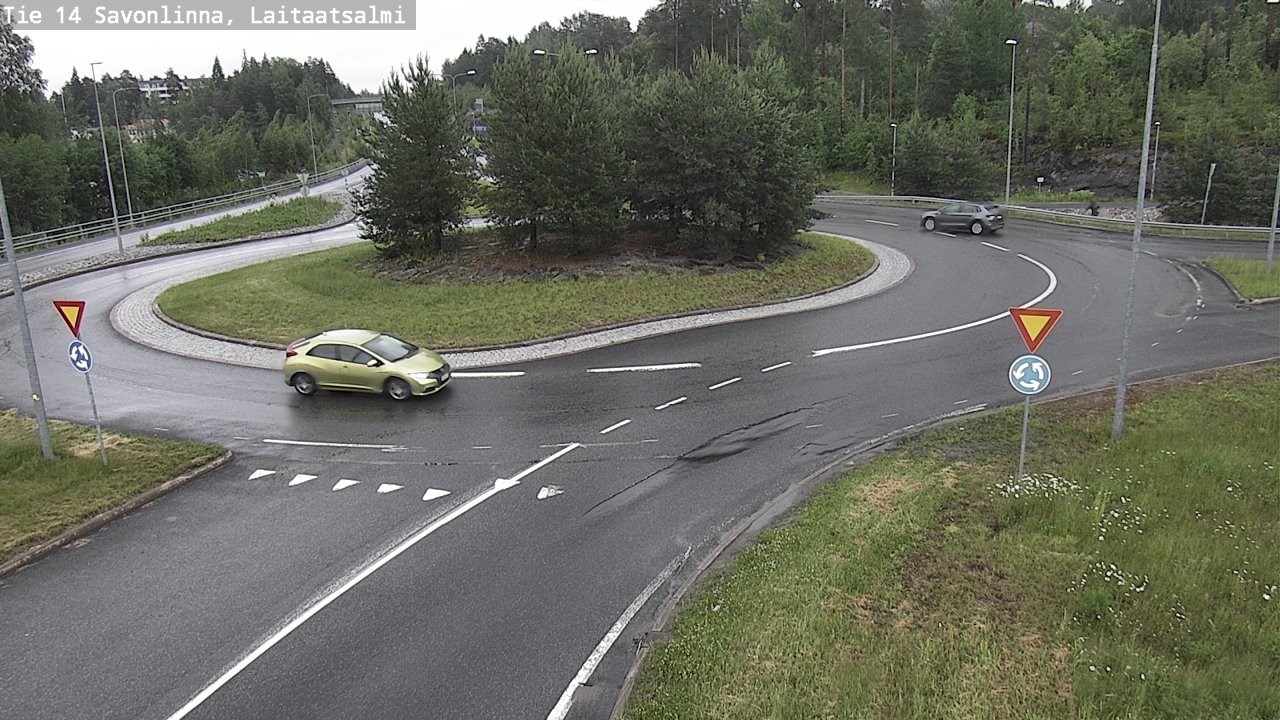 Weather Camera Image Road 14 Savonlinna, Laitaatsalmi, Savonlinna, Etelä-Savo