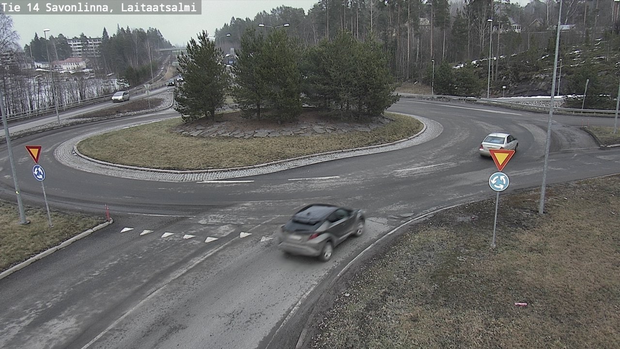Weather Camera Image Väg 14 Nyslott, Laitaatsalmi, Savonlinna, Etelä-Savo