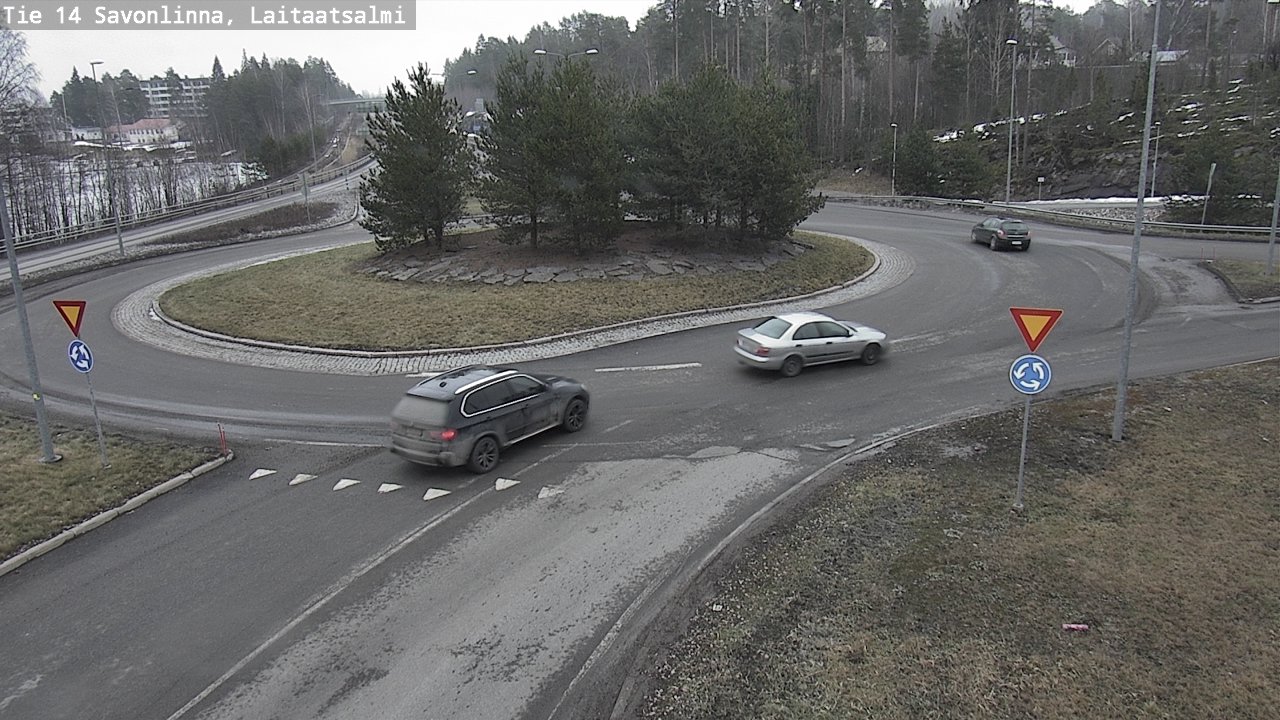 Weather Camera Image Road 14 Savonlinna, Laitaatsalmi, Savonlinna, Etelä-Savo