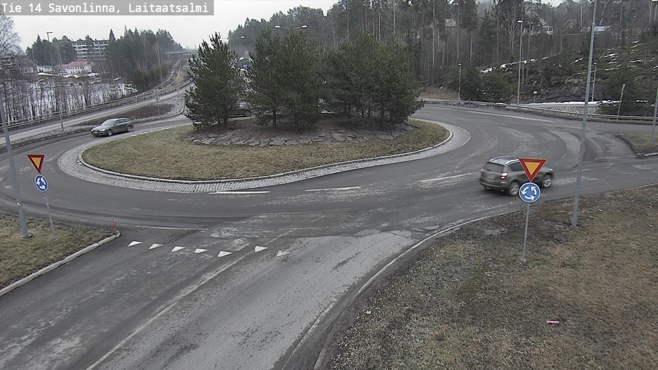 Weather Camera Image Väg 14 Nyslott, Laitaatsalmi, Savonlinna, Etelä-Savo