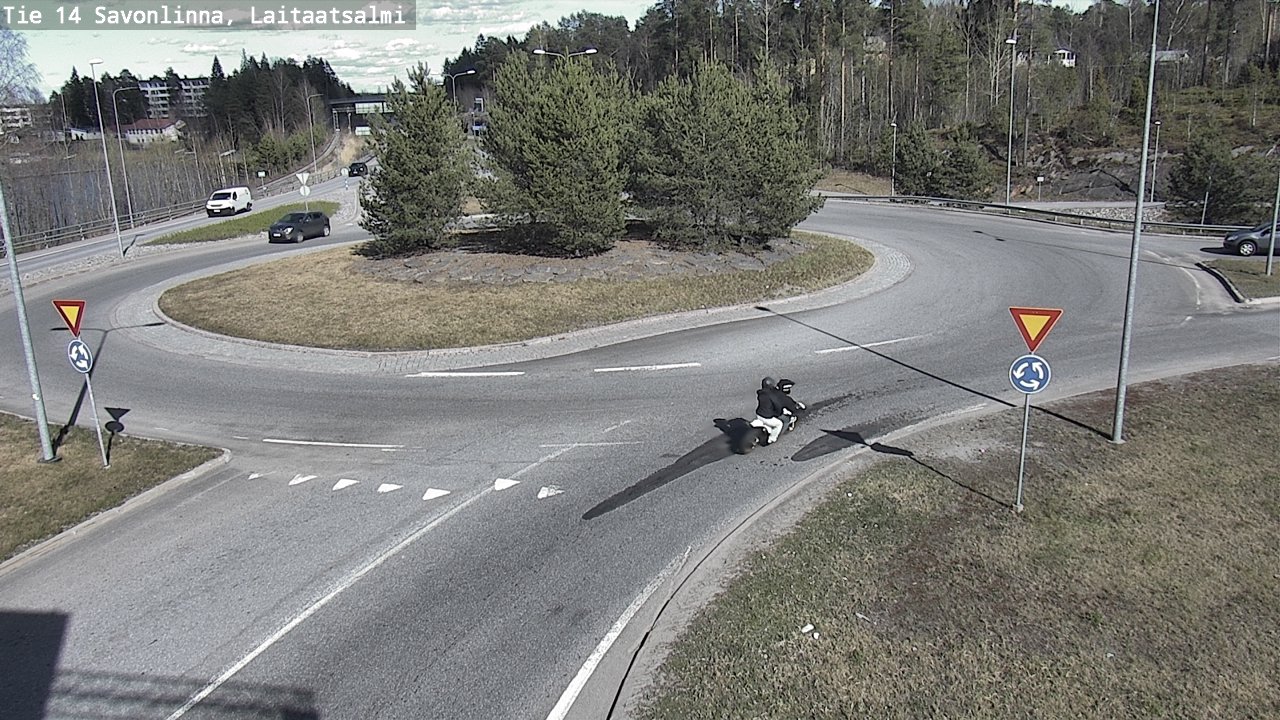 Weather Camera Image Väg 14 Nyslott, Laitaatsalmi, Savonlinna, Etelä-Savo