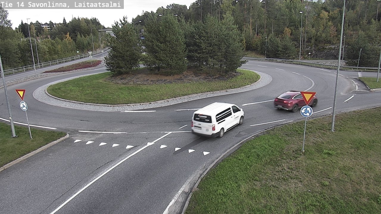 Weather Camera Image Road 14 Savonlinna, Laitaatsalmi, Savonlinna, Etelä-Savo