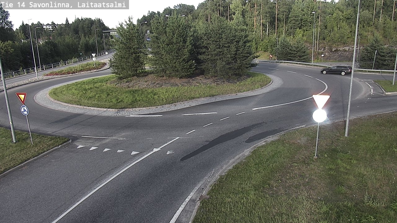 Weather Camera Image Väg 14 Nyslott, Laitaatsalmi, Savonlinna, Etelä-Savo