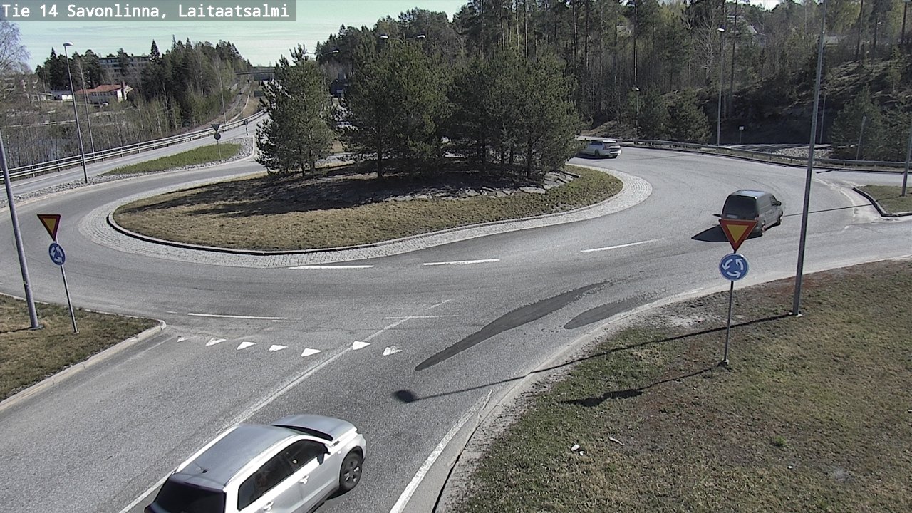 Weather Camera Image Road 14 Savonlinna, Laitaatsalmi, Savonlinna, Etelä-Savo