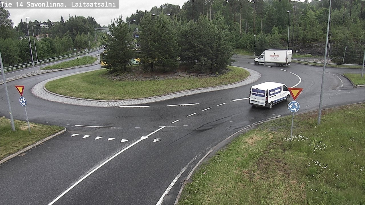 Weather Camera Image Road 14 Savonlinna, Laitaatsalmi, Savonlinna, Etelä-Savo