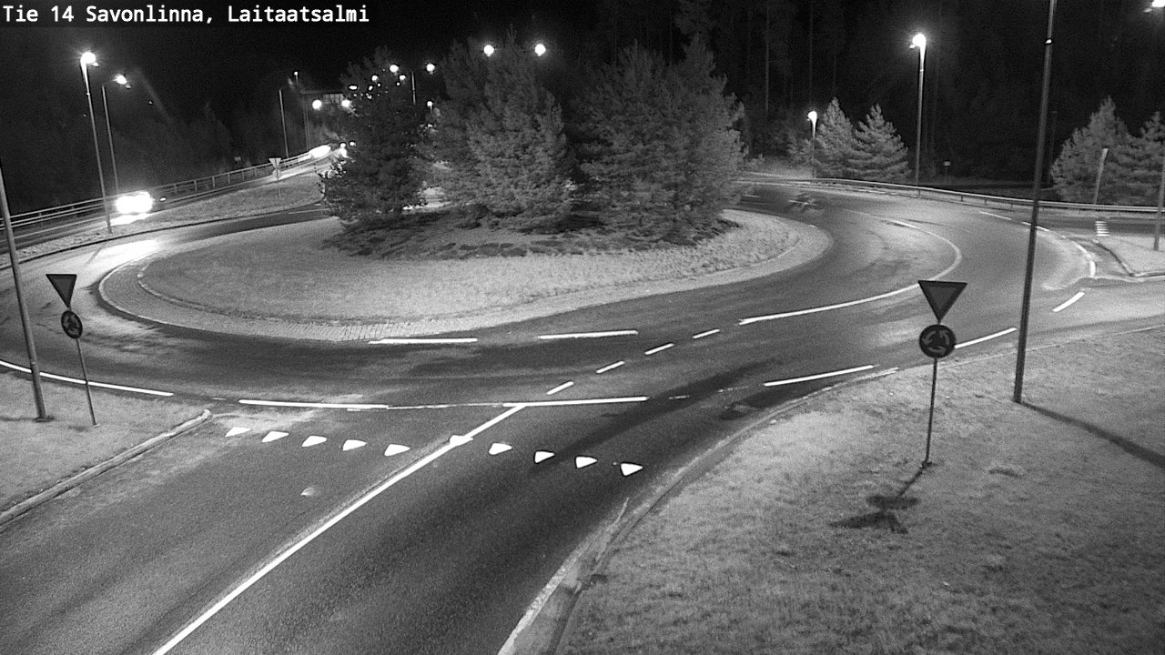 Weather Camera Image Road 14 Savonlinna, Laitaatsalmi, Savonlinna, Etelä-Savo