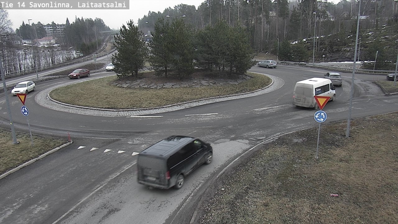 Weather Camera Image Road 14 Savonlinna, Laitaatsalmi, Savonlinna, Etelä-Savo