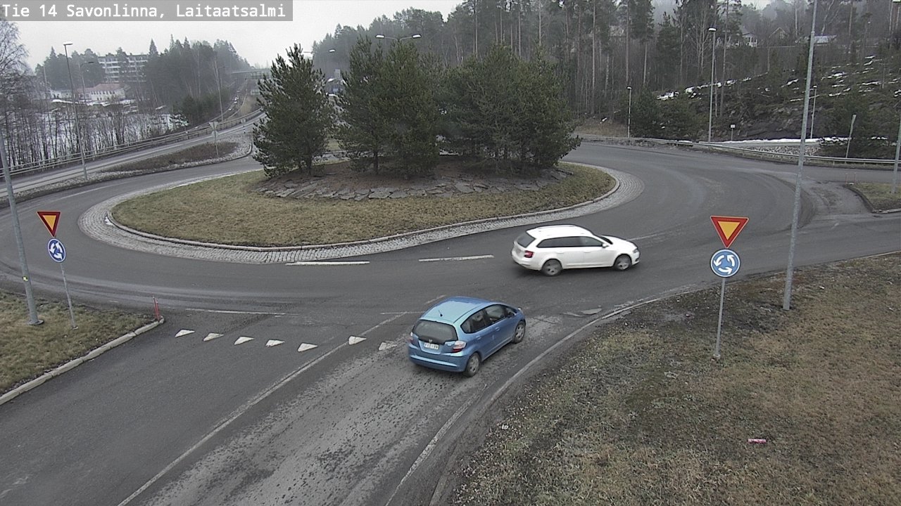 Weather Camera Image Road 14 Savonlinna, Laitaatsalmi, Savonlinna, Etelä-Savo