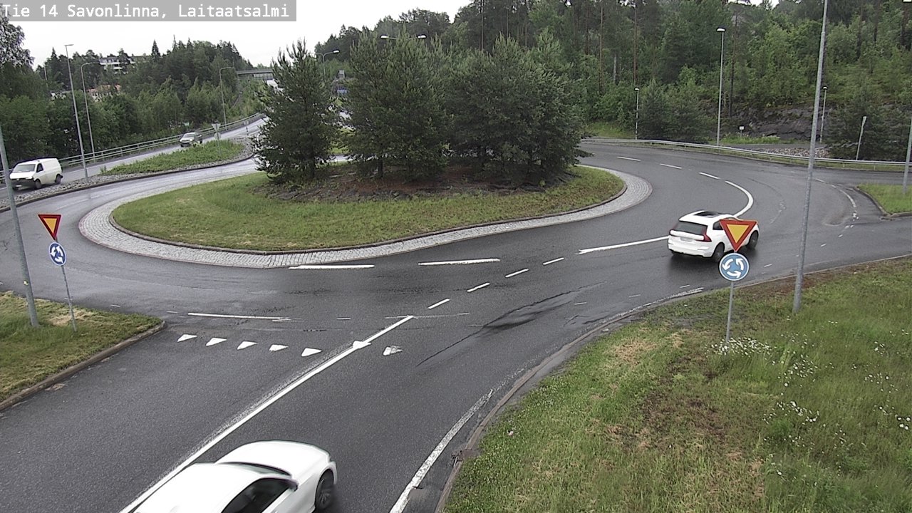 Weather Camera Image Road 14 Savonlinna, Laitaatsalmi, Savonlinna, Etelä-Savo