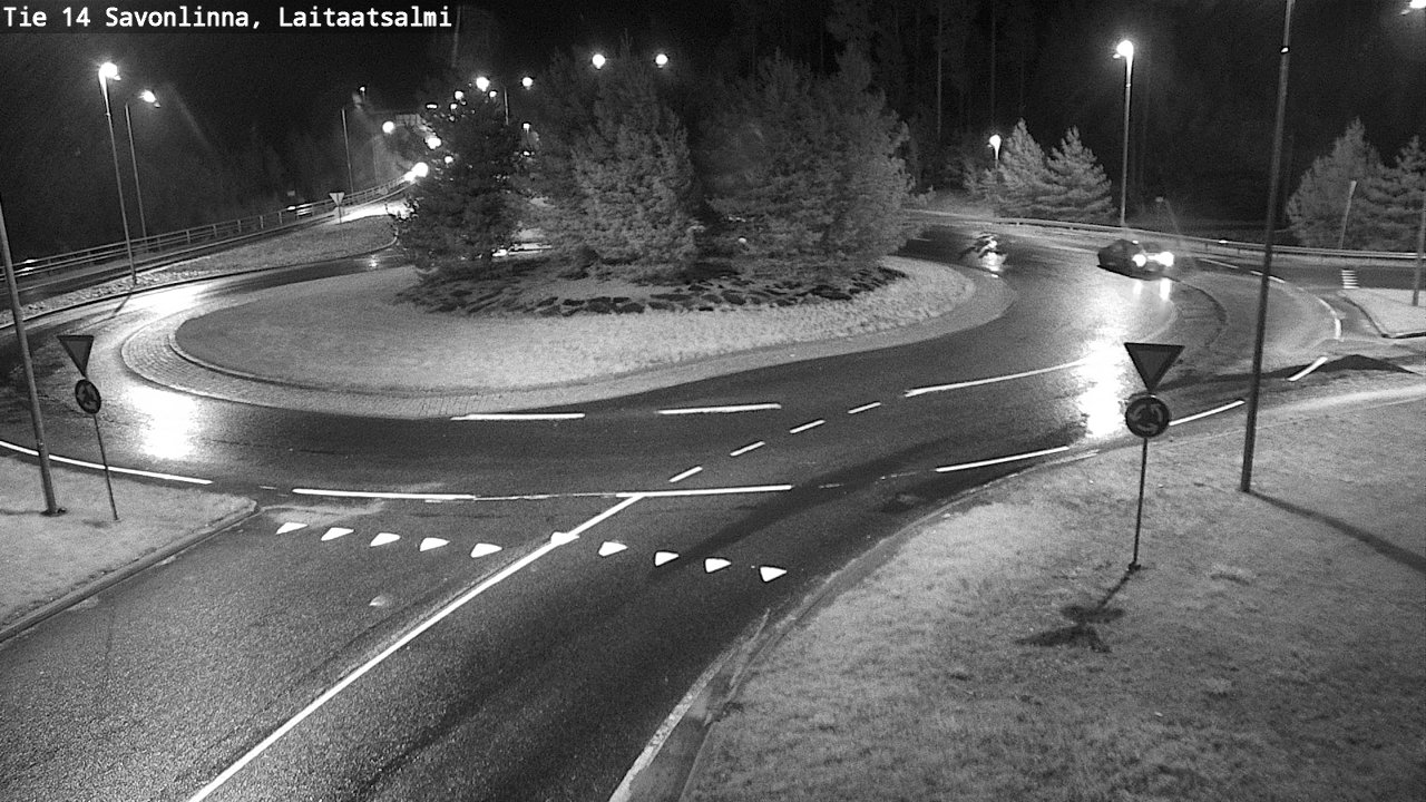 Weather Camera Image Road 14 Savonlinna, Laitaatsalmi, Savonlinna, Etelä-Savo