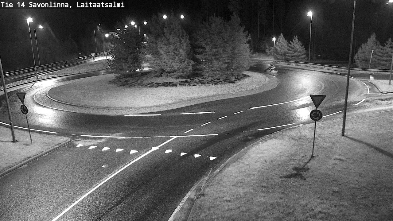 Weather Camera Image Road 14 Savonlinna, Laitaatsalmi, Savonlinna, Etelä-Savo