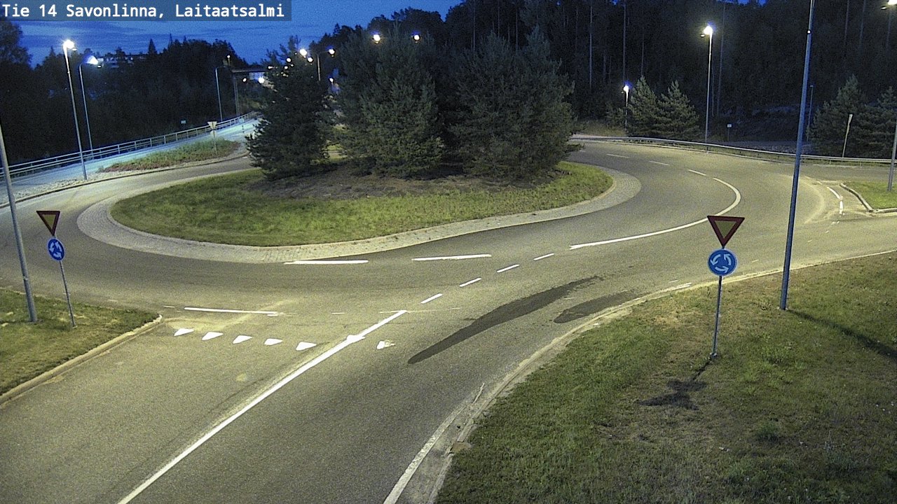 Weather Camera Image Väg 14 Nyslott, Laitaatsalmi, Savonlinna, Etelä-Savo