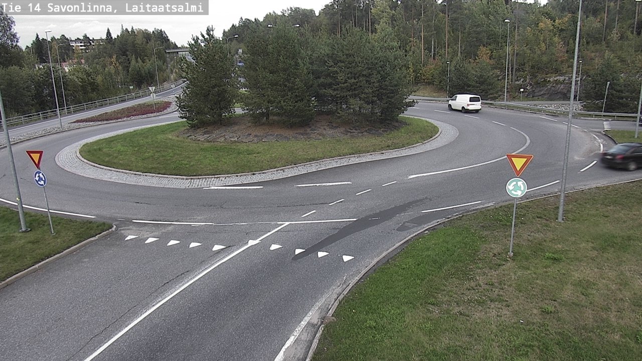 Weather Camera Image Road 14 Savonlinna, Laitaatsalmi, Savonlinna, Etelä-Savo