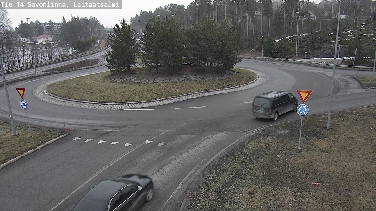 Weather Camera Image Road 14 Savonlinna, Laitaatsalmi, Savonlinna, Etelä-Savo