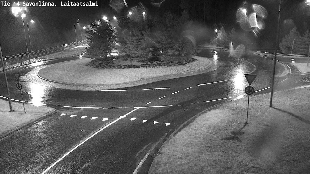 Weather Camera Image Road 14 Savonlinna, Laitaatsalmi, Savonlinna, Etelä-Savo