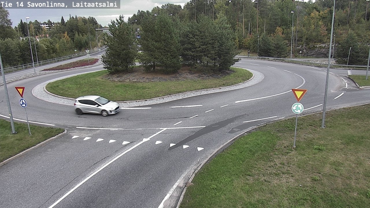 Weather Camera Image Road 14 Savonlinna, Laitaatsalmi, Savonlinna, Etelä-Savo