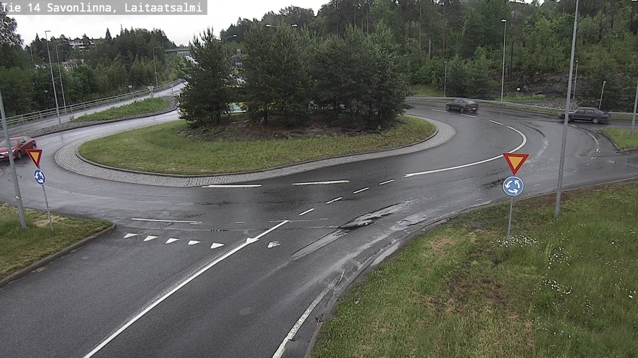Weather Camera Image Road 14 Savonlinna, Laitaatsalmi, Savonlinna, Etelä-Savo