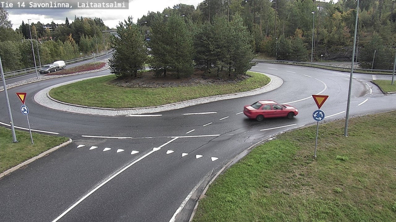 Weather Camera Image Road 14 Savonlinna, Laitaatsalmi, Savonlinna, Etelä-Savo