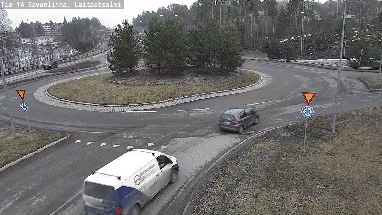 Weather Camera Image Road 14 Savonlinna, Laitaatsalmi, Savonlinna, Etelä-Savo